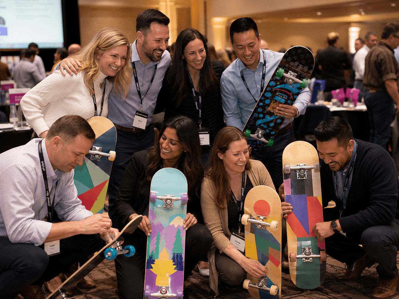 Skateboard Build Orlando — Skateboard Builds team building with Building Teams